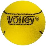 Volley Foam 85kg Uncoated Tennis and Paddleball Ball, Yellow, 2-3/4" Dia. (Set of 3)