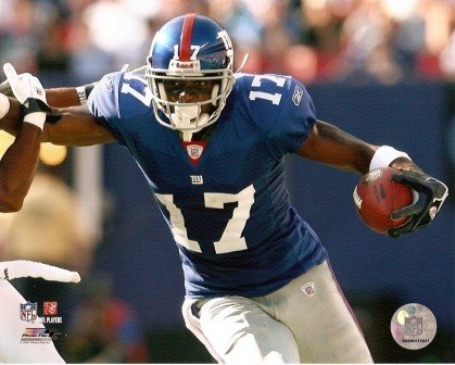 Plaxico Burress NY Giants Breaking Tackle 8x10 Photo