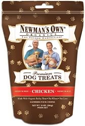 Newman's Own Organics Dog Treats for Medium Sized Dogs, Chicken, 10-Ounce Bags (Pack of 6)