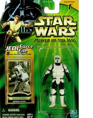 51Q t7UvmJL Star Wars Power of the Jedi Imperial Patrol Scout Trooper Action Figure