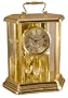 Quartz Chiming German Anniversary Clock and Glass Case in Solid Brass