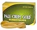 Alliance Rubber 21075 Pale Crepe Gold Rubber Bands Size #107, 1 lb Box Contains Approx. 60 Bands (7