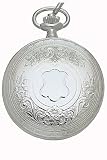 Euro Geneve Sterling Silver 925 Pocket Watch coat of arms