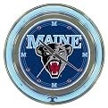 Maine University Neon Clock - 14"