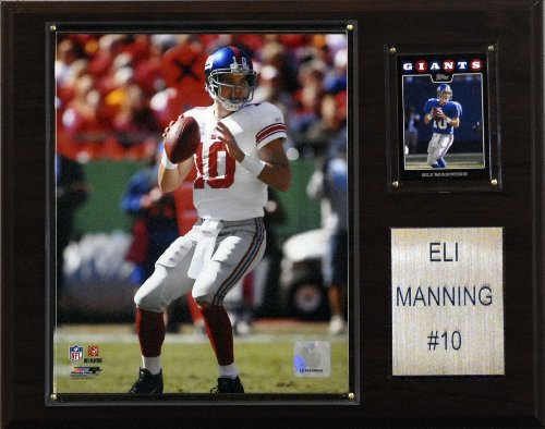 NFL Eli Manning New York Giants Player Plaque