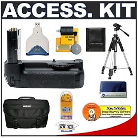 Click here to buy Accessory Kit for Nikon D200 Digital SLR Camera with Nikon MB-D200 Grip Multi Power... by Nikon.