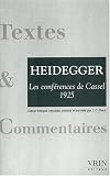 Revue Librairie Philosophique Vrin  / Les conférences de Cassel (1925). Précédées de la Correspondance Dilthey-Husserl (1911). Edition bilingue français-allemand