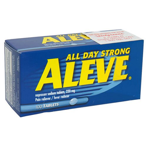 Aleve All Day Strong Pain Reliever Fever Reducer Tablets 100 ea