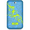 iLuv iCC603BLU Silicone Case with Flame Pattern for iPod Touch 3rd Gen in Blue