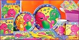 Barney Party Supplies Tableware for 16 Guests [Toy] [Toy]