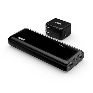 【クリックで詳細表示】Anker Astro E4 第2世代 13000mAh モバイルバッテリー 2ポート 急速充電可能 【5V/2A電源アダプタ付属】 iPhone / iPad / iPod / Xperia / Galaxy / Nexus / 3DS他対応 【PowerIQ搭載】 79AN13K2-BCA： 家電・カメラ