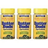 Butter Buds, Sprinkles, Butter Flavored Granules, 2.5oz Container (Pack of 3)