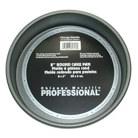 Click here to buy Chicago Metallic Professional 8-inch Round Cake Pan by Chicago Metallic.