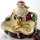 Studio Nova by Mikasa Woodland Holly Santa Hostess Dish