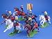 Buffalo Soldiers US 10th Cavalry Mounted, Hand Painted 54mm Collectible Toy Soldiers and Playset Figures Depicting Legendary American Heroes of the West - Celebrate Black History!