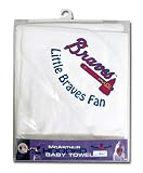 Atlanta Braves Hooded Baby Towel (White)
