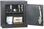 HOMAK HS10003025 Upper Add On Security Cabinet, Silver Vein