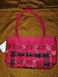 Womens Banjara Mirrors Purse Sari Handbag Baby Pink Totes Bohemian