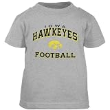 Reebok Iowa Hawkeyes Ash Toddler Stacked T-shirt