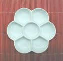 7 well Porcelain Flower Dish