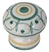 Atlas Homewares 3160-09 1-3/4-Inch Tuscany Collection Caprese Hand painted Ceramic Knob, Ceramic