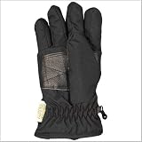 Boys Insulated Winter Gloves-Black-XXS