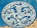 Kitchen & Housewares : Le Souk Ceramique AF-42 Aqua Fish Round Platter 15-in.
