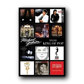 Michael Jackson ~ The King of Pop ~ Classic Album Covers All upon One Poster ~ Approx twenty-four X 36 Inches