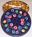 Gourmet Food : Scott's Cakes Garlic, Honey-Mustard, and Peanut Butter Pretzel Nuggets in a Christmas Lights Tin