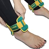 Nayoya 3 Pound Adjustable Ankle Weights Set with Carry Pouch