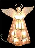 9 Lighted Capiz Angel With Trumpet Christmas Tree Topper
