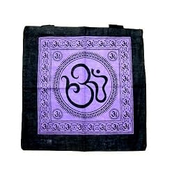 Om Ohm 100% Cotton Batik Tote Bag
