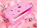 Schmuckschatulle Box PRINCESS mit Spiegel rosa/pink