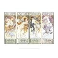 Unframed Posters - Mucha "4 Seasons" (16 x 20")