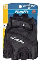Harbinger Fitness - Mens Flexfit Lifting Gloves Xl, 2 gloves