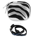 Silver Zebra Premium Unviersal Bluetooth Headset Pouch Carrying Case Strap Lanyard for Jabra Bt125 Bt135 Bt160 Bt185 Bt2040 Bt3010 Bt350 Bt5010 - Nokia Bh-900 Bh-803 Bh-800 Bh-703 Bh-700 Bh-602 Bh-302 Bh-211 Bh-202 Bh-208 Bh-201 Hs-26w - Blueant Z9 Z9i X3 V1 V12 - Samsung Wep700 Wep500 Wep 350 Wep301 Wep210 Wep200 Wep180 - Plantronics Discovery 925 665 655 645 640e