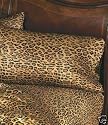 Ralph Lauren Aragon Queen Sheet Set 4 Pieces Leopard Print