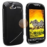 TPU Rubber Skin Case for HTC myTouch 4G, Frost Black S Shape