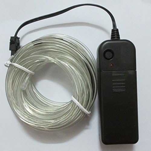 Nickqin 3.2mm Neon El Wire Electroluminescent Lights Led Strip 16.4ft (sky blue)