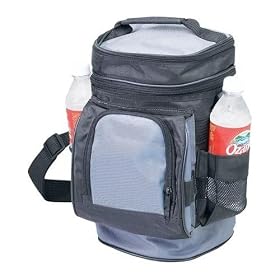 Maxam Polyester Cooler Bag w/ Convenient Pocket on the Oustside for Additional Items