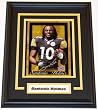 Santonio Holmes Autographed Pittsburgh Steelers 8x10 Rookie Photo ~ Custom Framed