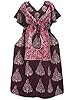 Indian Kaftan Beach Wear Womens Batik Bohemian Long Caftan Dress One Size