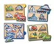 Melissa & Doug Vehicles Mini-Puzzle Pack