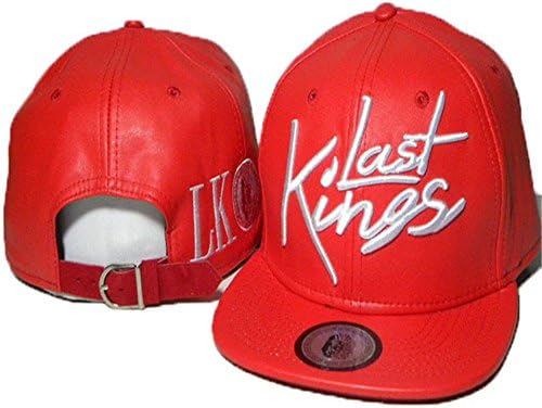 Metion Last Kings Baseball Hats & Caps Leather Red Free Size Classical Snapback Hats Hip-Hop adjustable Cap for Man and Woman