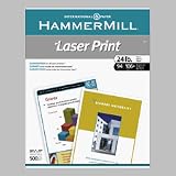 Hammermill Laser Print Paper, 8 1/2 x 11, 24 Lb., 94 Brightness, Ream Of 500 Sheets