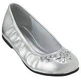 Xhilaration® Ninka Rhinestone Ballet Flats - Silver