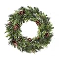 Rustic Berry Wreath - Green (30")