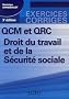 QCM et QRC Droit du travail et de la S�curit� sociale