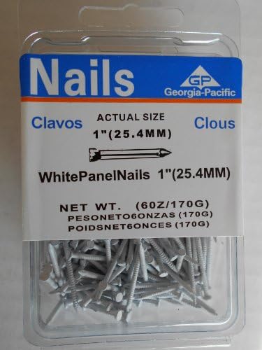 1" Paneling Nails White Oak Color 6 Oz. Package
