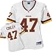 Chris Cooley White Reebok Premier Washington Redskins Women's Jersey - Medium